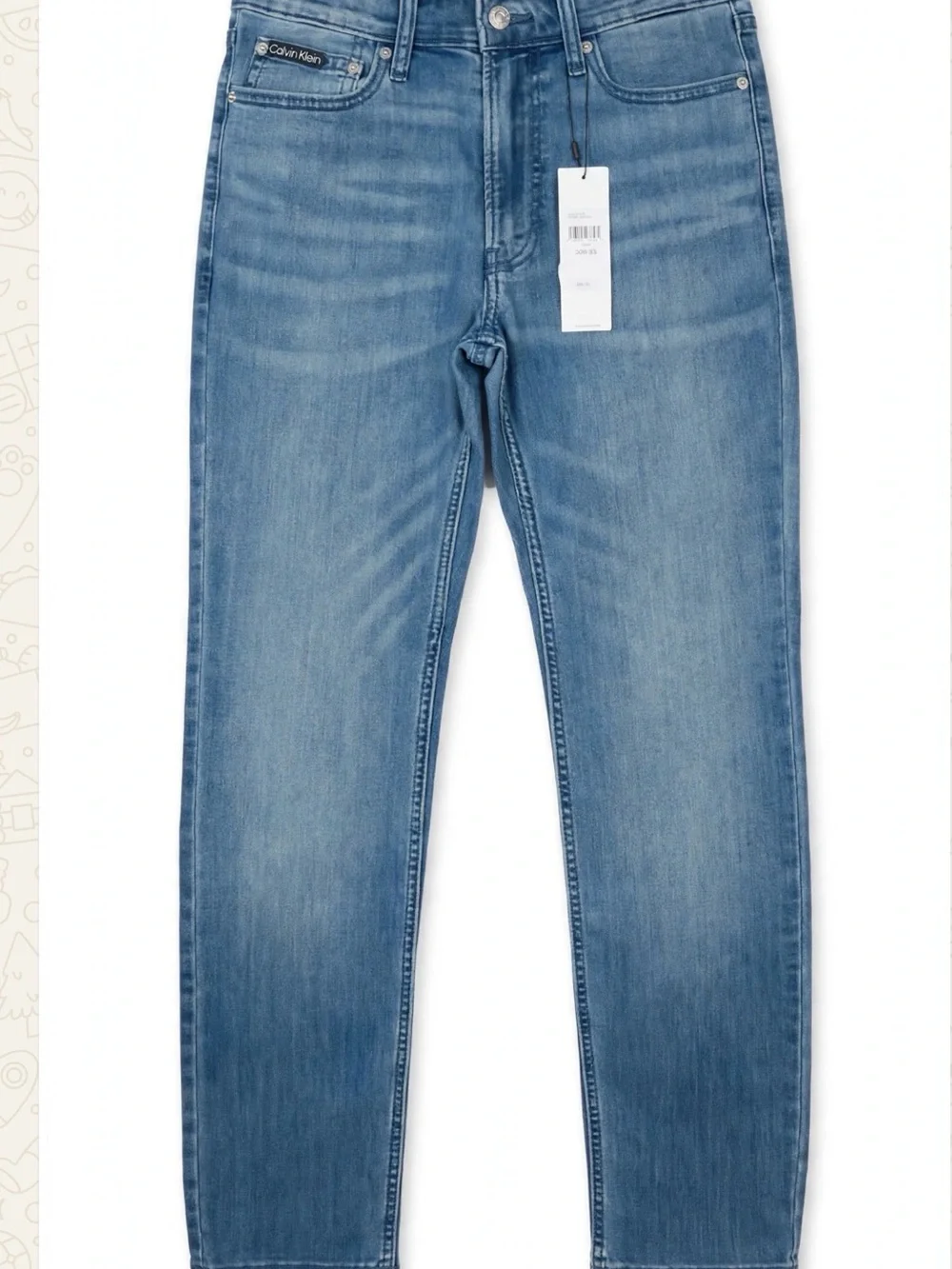 Calvin Klein Jeans Men’s Light Wash Skinny Denim